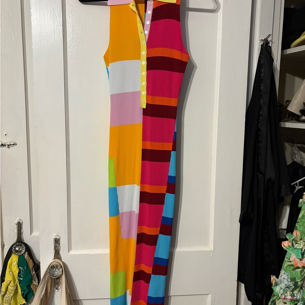 Steve Madden Multicolor Collared Top